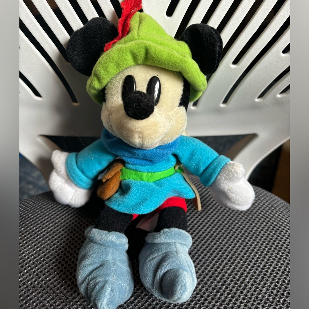 Vintage Disney The Brave Little Tailor Mickey Millennium Bean Bag